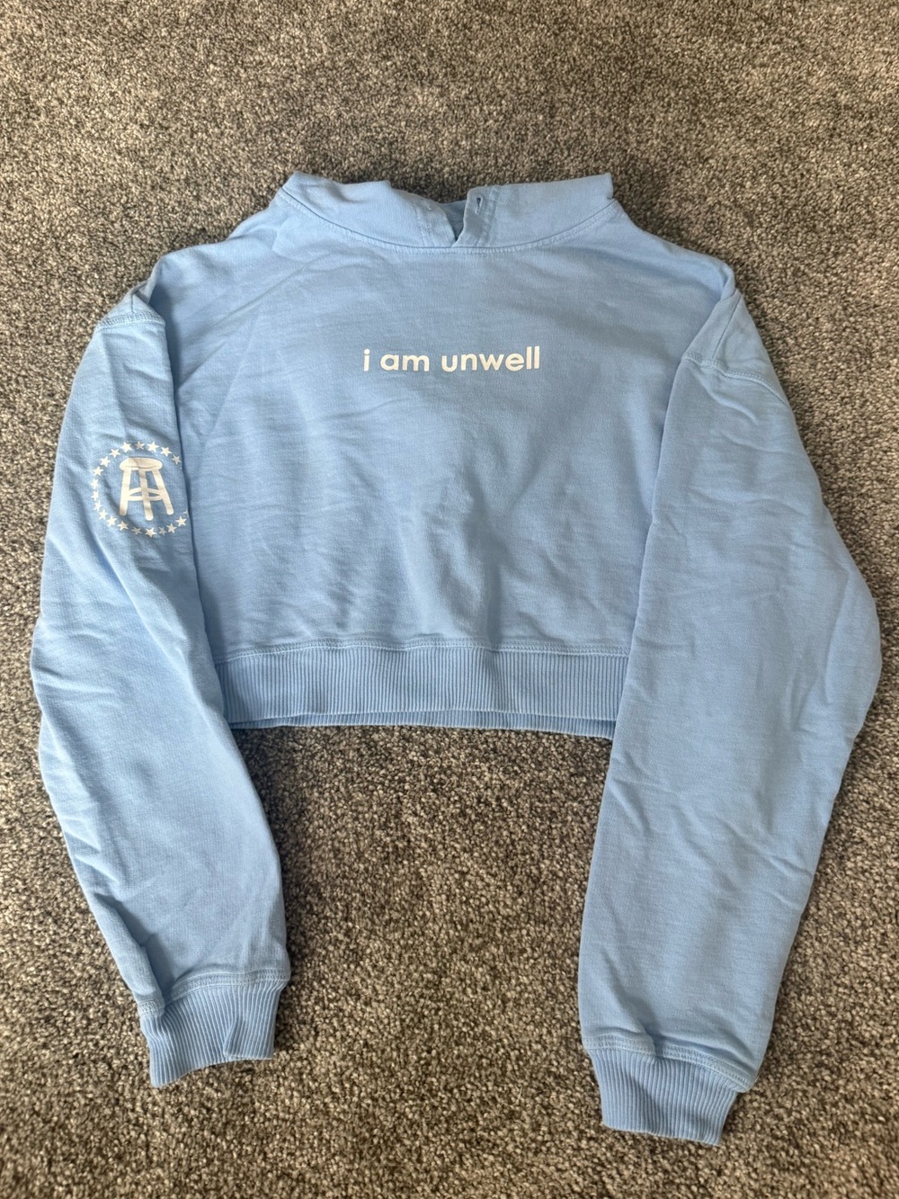 Call Her Daddy cropped hoodie